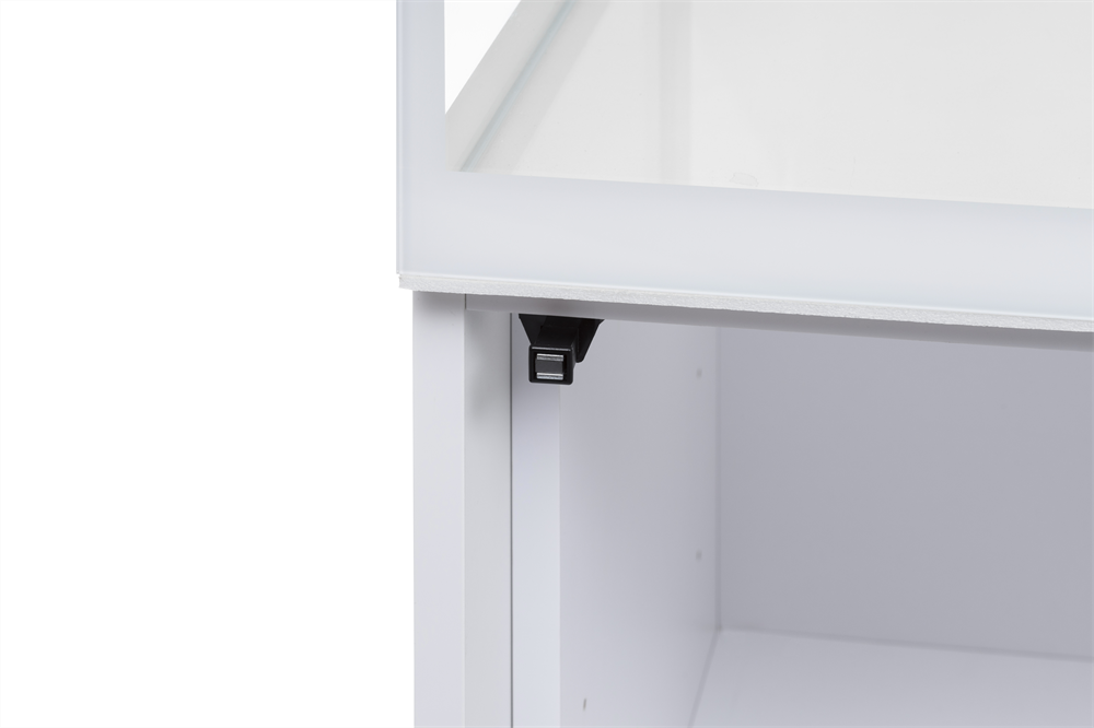 AQUAEL подставка для аквариума Glossy 50 БЕЛАЯ - 50*50*90 прямая  Материал подставки: ДСП• Материал дверцы:  ДСП с лаковым покрытием. 131980 - фото 32737