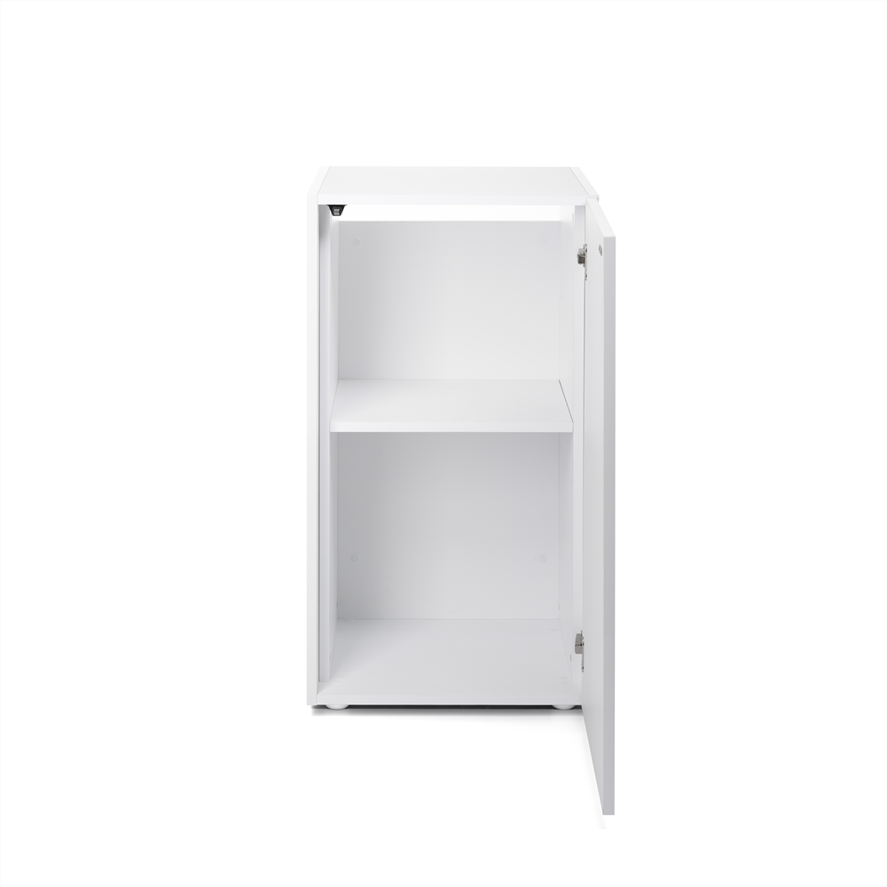 AQUAEL подставка для аквариума Glossy 50 БЕЛАЯ - 50*50*90 прямая  Материал подставки: ДСП• Материал дверцы:  ДСП с лаковым покрытием. 131980 - фото 32739