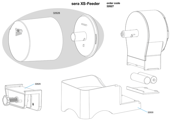 sera XS-Feeder - автоматическая кормушка для рыб S32627 - фото 32858