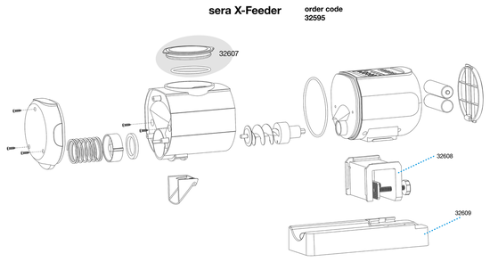 sera X-Feeder - автоматическая кормушка для рыб S32595 - фото 32860
