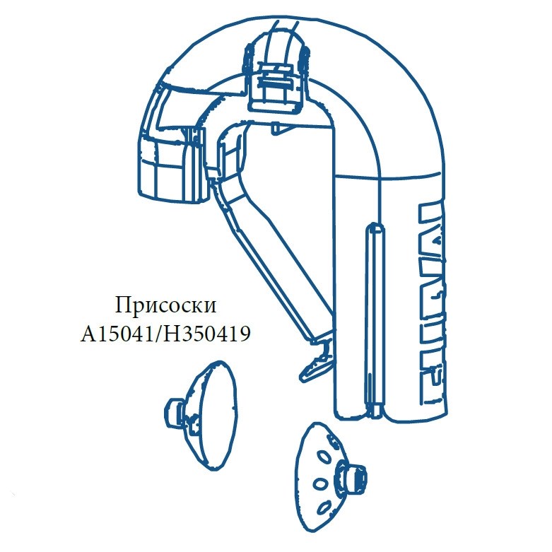 FLUVAL, Присоски для фильтров FX2/FX4/FX5/FX6, 106-406, 107-407, U2/U3/U4, 30 мм, 4 шт. H350419 H350419 - фото 32923