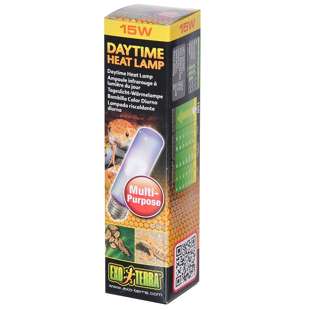 Hagen Exoterra Daytime heat lamp 15 Вт - лампа для террариума PT-2100 - фото 32954