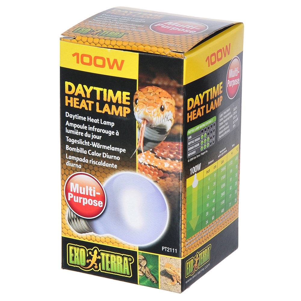 Hagen Exoterra Daytime heat lamp 100 Вт - лампа для террариума PT-2111 - фото 32960