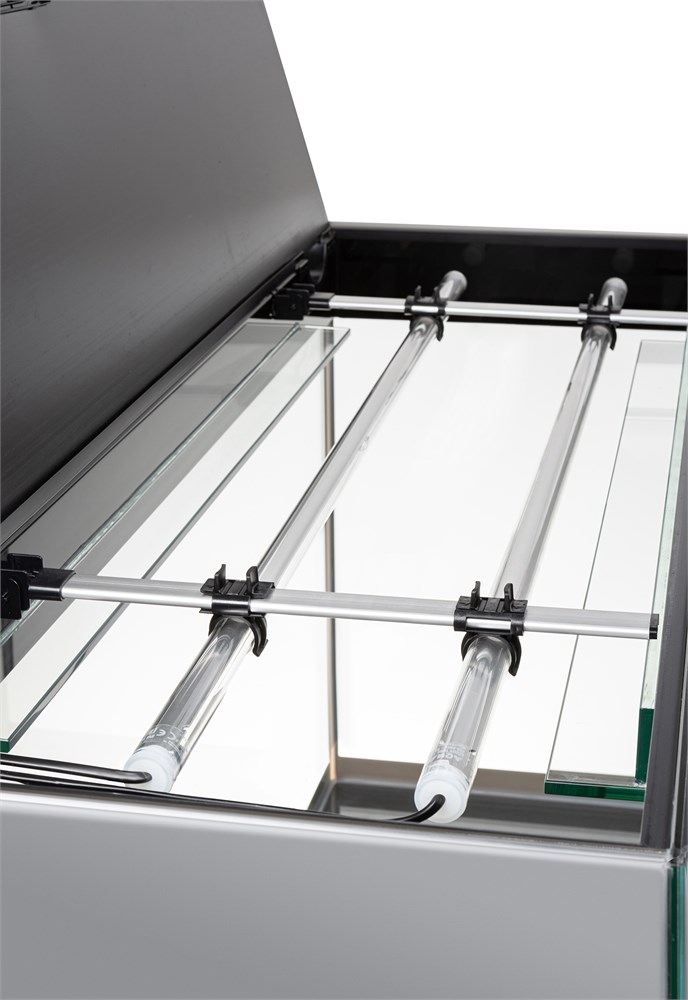 AQUAEL Glossy ST Day&Night 80 серый (125л) аквариум с LED освещением 131424 - фото 33136