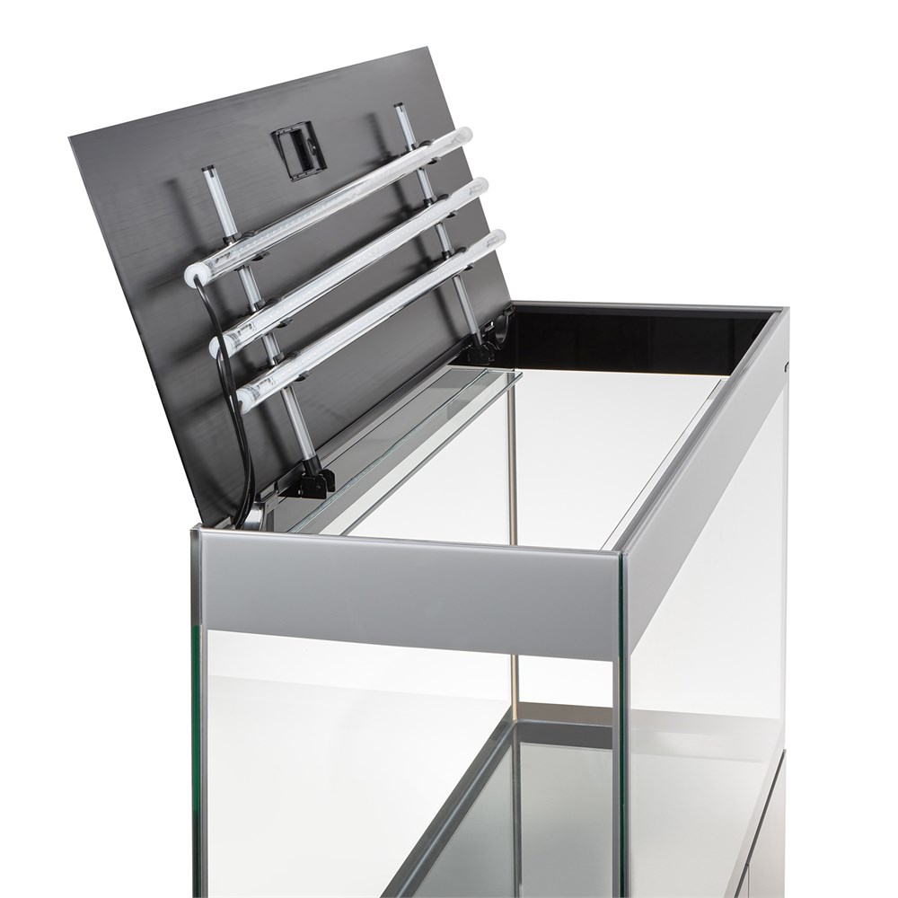 AQUAEL Glossy ST 120 серый (260л) аквариум с LED освещением 131427 - фото 33180