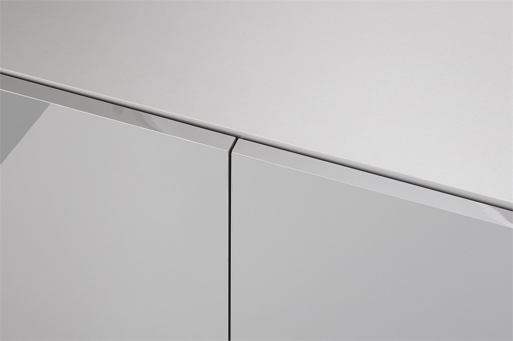 AQUAEL серая подставка для аквариума Glossy 120 - 120*40*73 прямая (ДСП), 3 дверцы (ДСП с накладками из акрила) 131433 - фото 33203