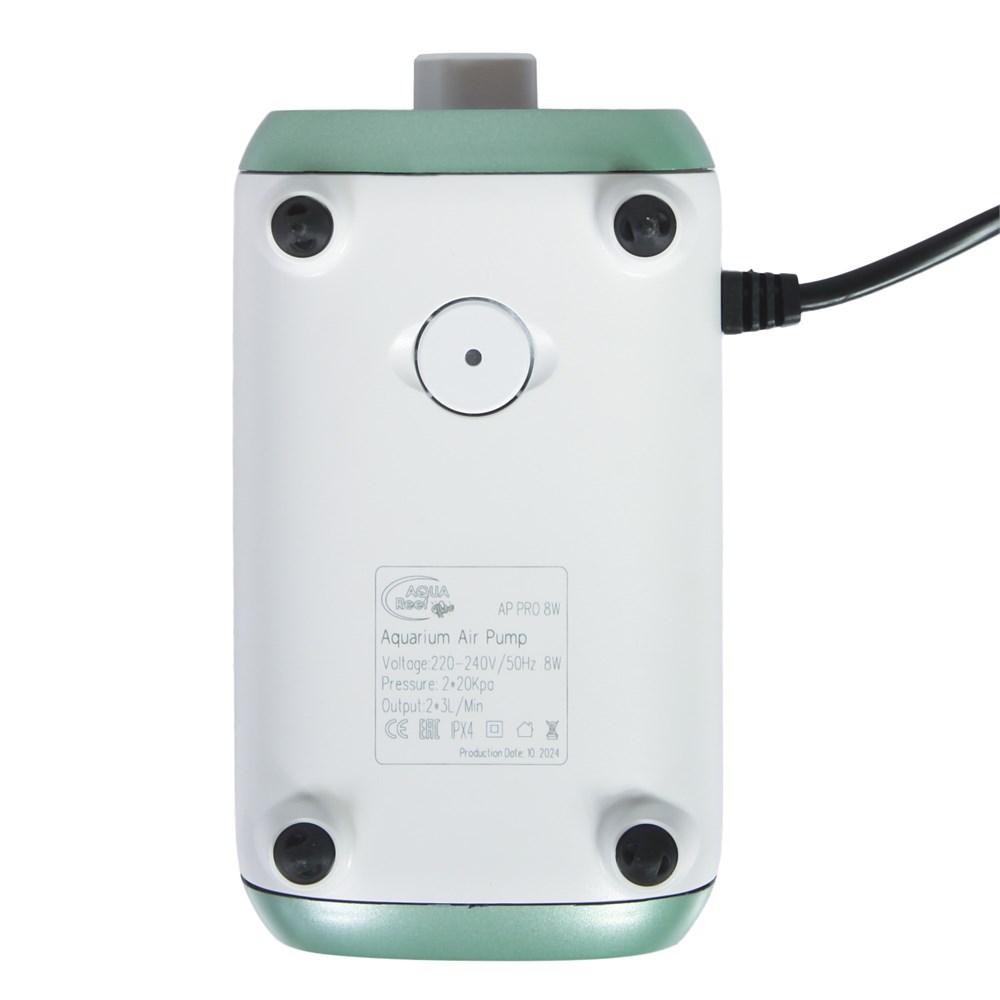 Aqua Reef - компрессор двухканальный AP PRO-8W (регулируемый), для аквариума до 400 литров (3л/мин*2) 460921 - фото 33261