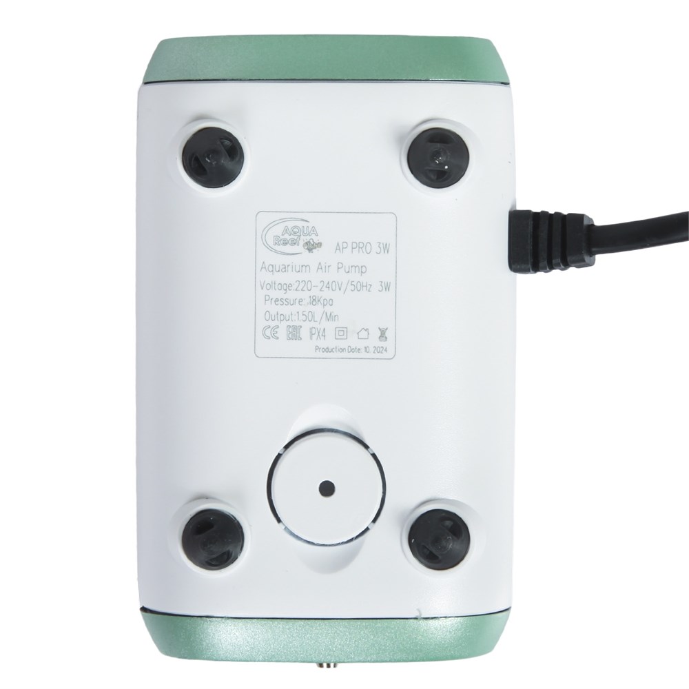 Aqua Reef - компрессор одноканальный AP PRO-3W, для аквариума до 80 литров (1,5л/мин) 460907 - фото 33269