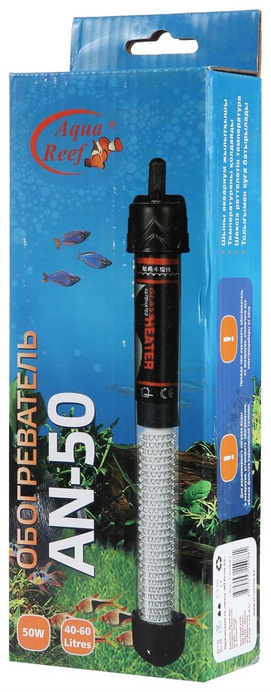 Aqua Reef AN-50- автоматический нагреватель для аквариума 50Вт 140881 - фото 33359