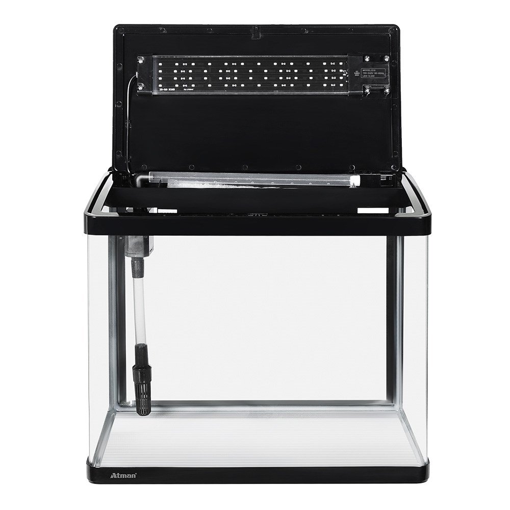Аквариум Atman XR-510 черный, 65 литров, 51х30х43см,с LED светильником и фильтром ATM-XR-510B - фото 33601