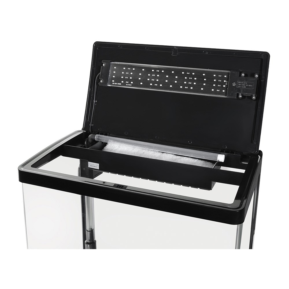 Аквариум Atman XR-510 черный, 65 литров, 51х30х43см,с LED светильником и фильтром ATM-XR-510B - фото 33604