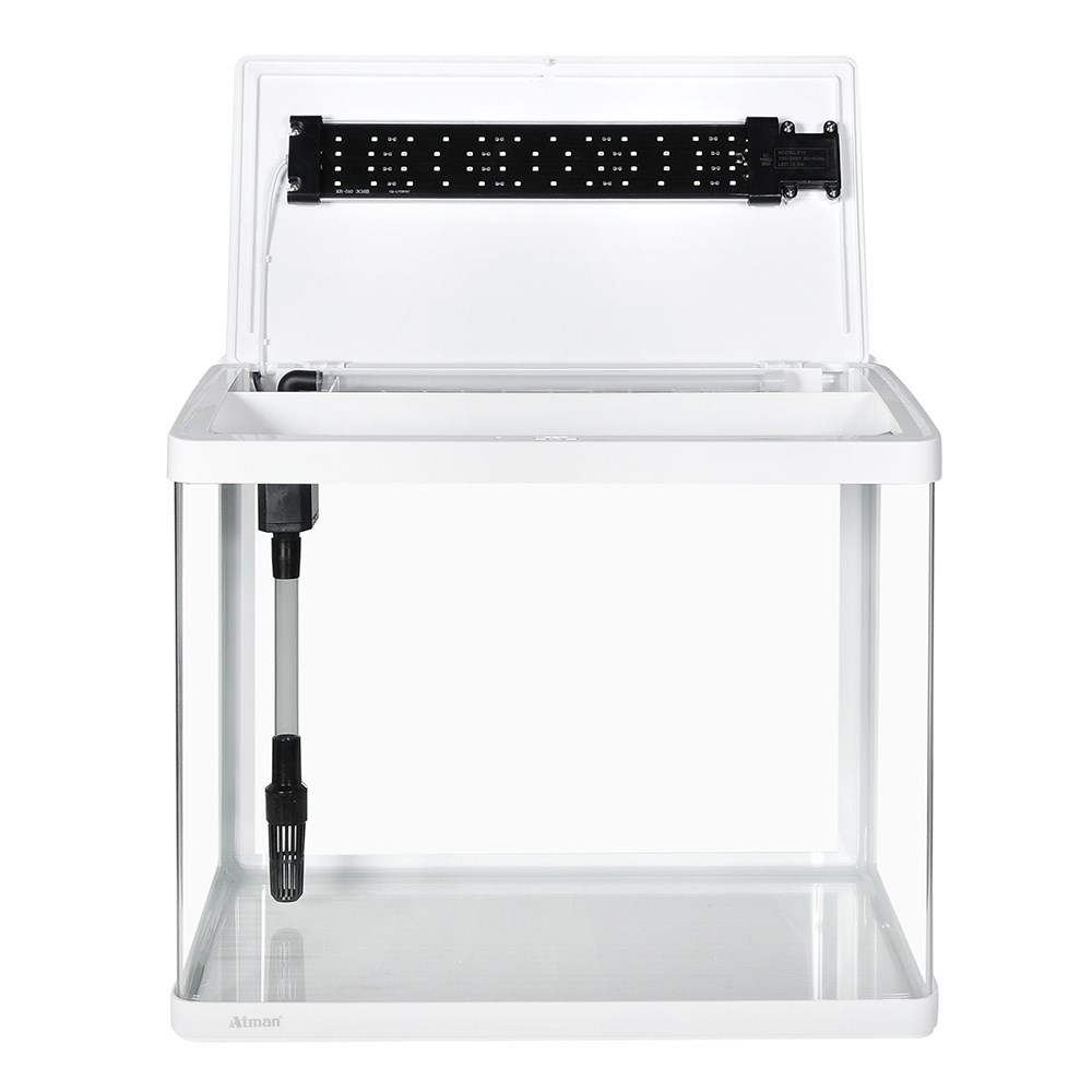 Аквариум Atman XR-510 белый, 65 литров, 51х30х43см, с LED светильником и фильтром ATM-XR-510W - фото 33629