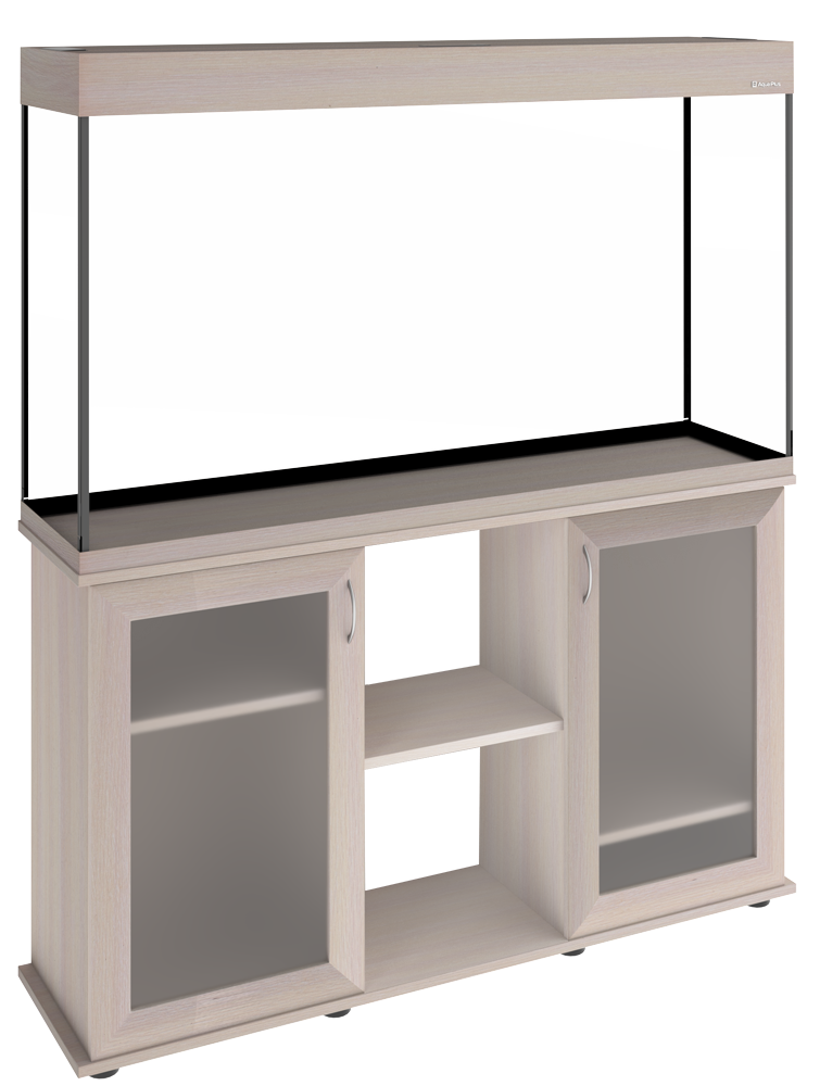 Aquaplus аквариум П-288 LUX (255 л) цвет - выбеленный дуб - (120*40*66), стекло 10 мм a19445 - фото 33646