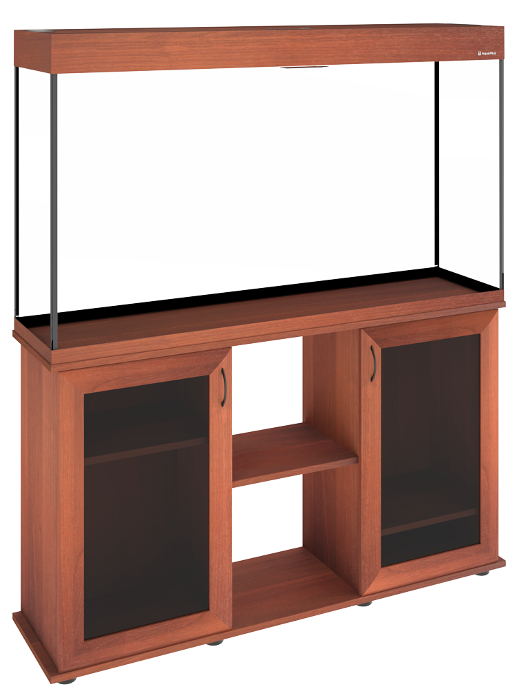 Aquaplus аквариум П-288 LUX (255 л) цвет - итальянский орех - (120*40*66), стекло 10 мм a19483 - фото 33655