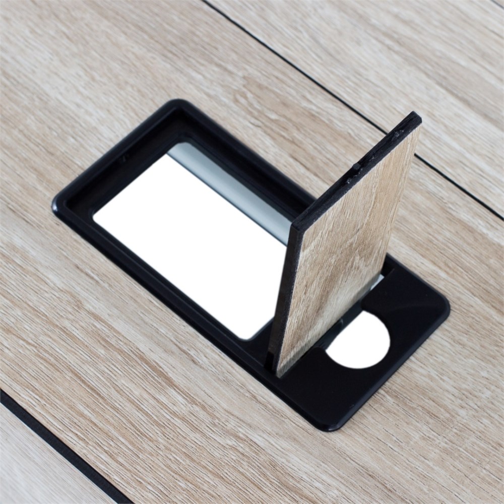 Aquaplus аквариум LUX П264 / 240л прямой Дуб сонома LED (120*40*61)+Крышка, светильник LEDDY TUBE Retro Fit Sunny 2*18 Вт, стекло 8/8 a19346 - фото 33667