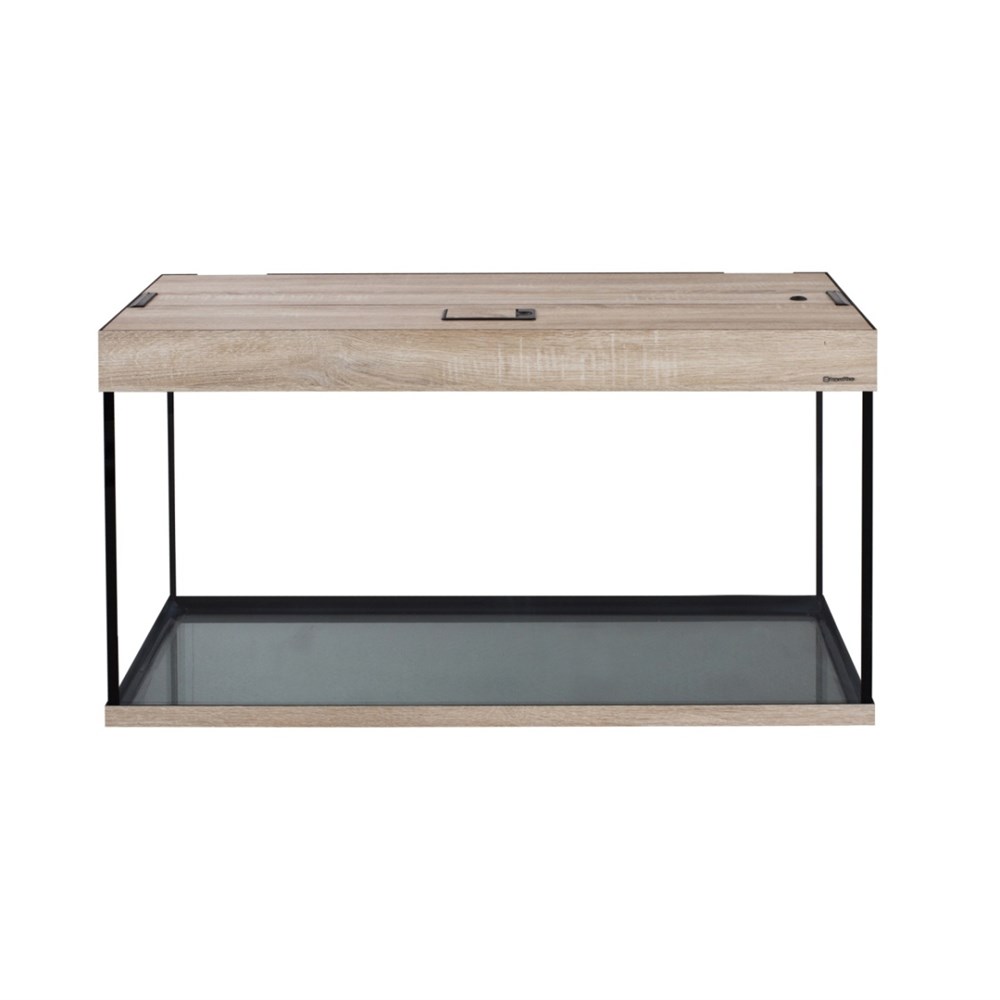 Aquaplus аквариум LUX П264 / 240л прямой Дуб сонома LED (120*40*61)+Крышка, светильник LEDDY TUBE Retro Fit Sunny 2*18 Вт, стекло 8/8 a19346 - фото 33671