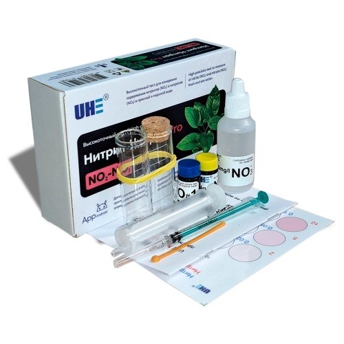 UHE NO2/NO3 PRO test - тест для определения концентрации нитритов и нитратов в воде в комплекте с калибровочным раствором UNP - фото 33694