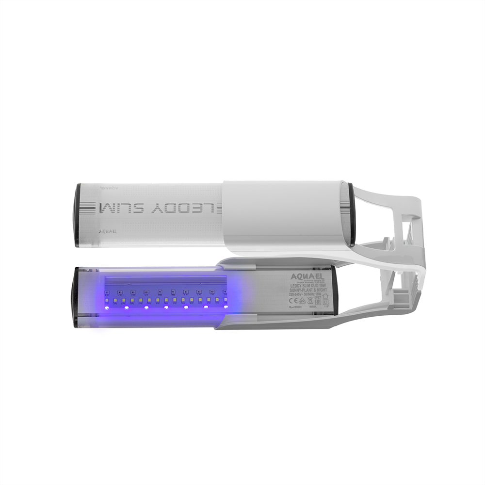 AQUAEL DUO LEDDY SLIM SUNNY/PLANT DAY&NIGHT 10 Вт - светильник для аквариума белый (24-50см) 124218 - фото 33804