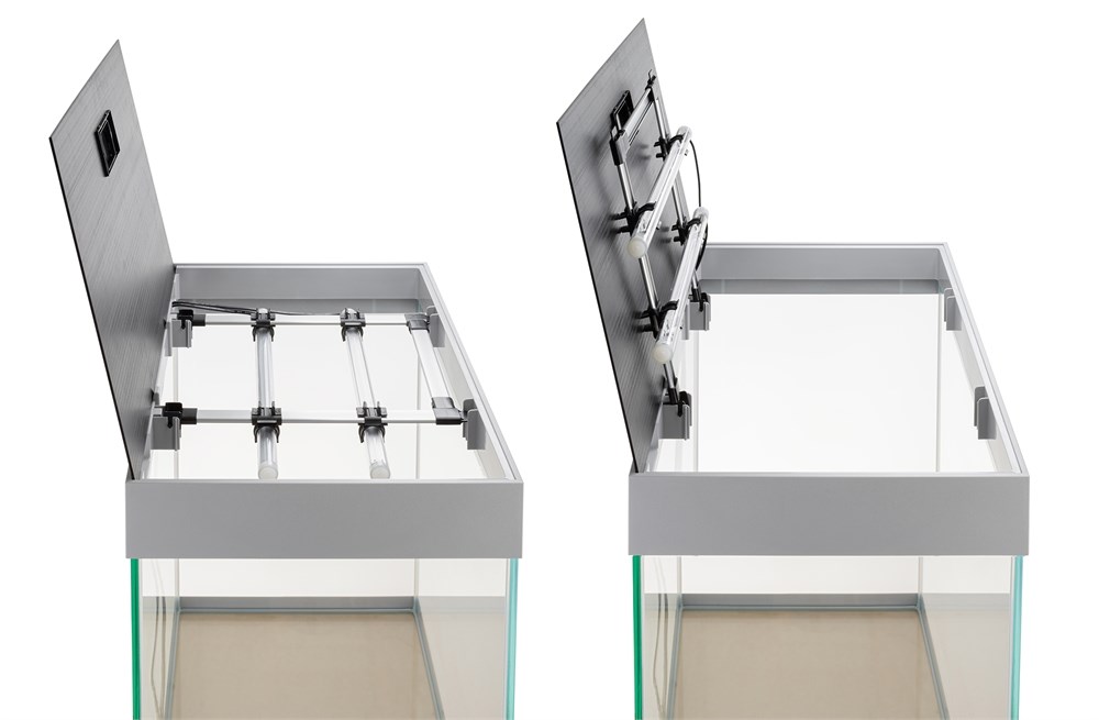 AQUAEL OPTI SET 200 л (серый) - аквариум из осветлённого стекла Opti White, 101x41x56 см AQ-132551 - фото 33894