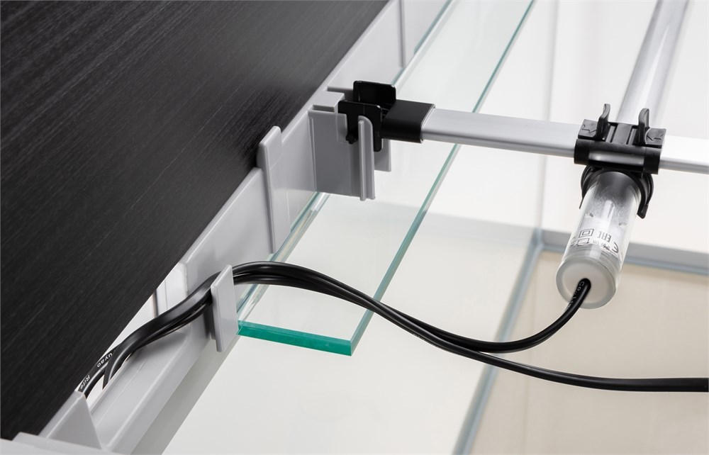 AQUAEL OPTI SET 200 л (серый) - аквариум из осветлённого стекла Opti White, 101x41x56 см AQ-132551 - фото 33900