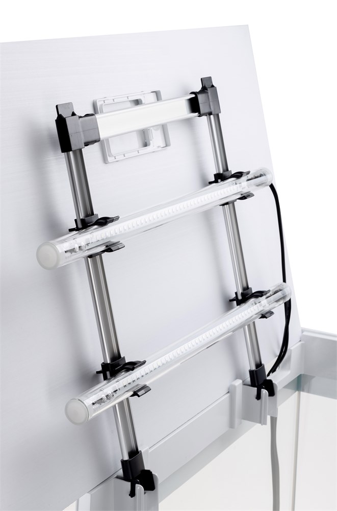 AQUAEL OPTI SET 130 л (белый) - аквариум из осветлённого стекла Opti White, 61x41x56 см AQ-132497 - фото 33928