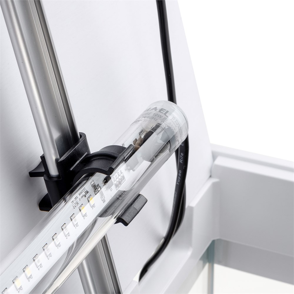 AQUAEL OPTI SET 130 л (белый) - аквариум из осветлённого стекла Opti White, 61x41x56 см AQ-132497 - фото 33932