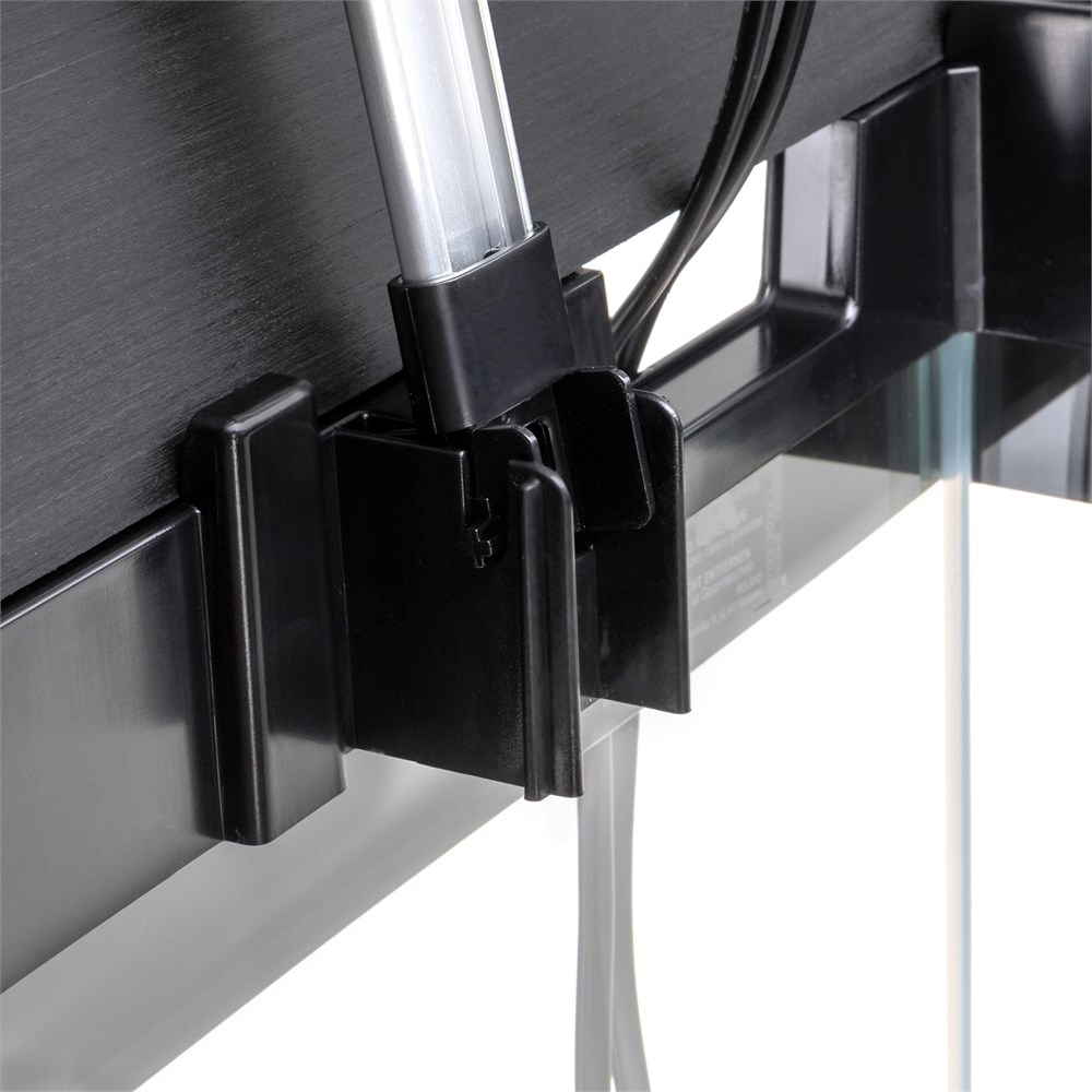 AQUAEL OPTI SET 130 л (черный) - аквариум из осветлённого стекла Opti White, 61x41x56 см AQ-132496 - фото 33946