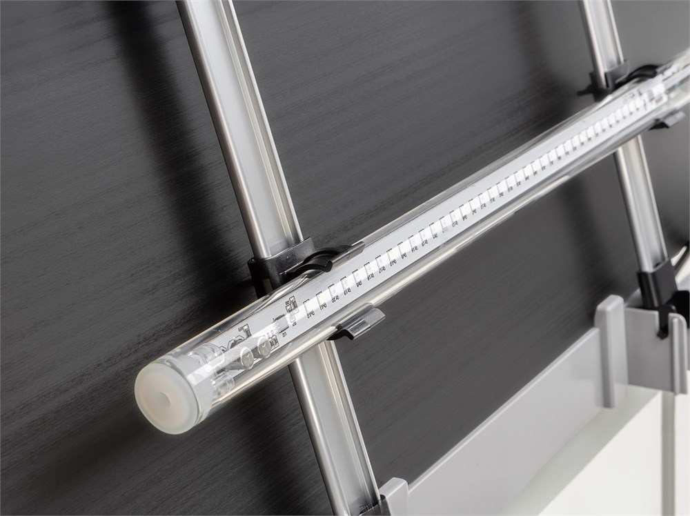 AQUAEL OPTI SET 130 л (серый) - аквариум из осветлённого стекла Opti White, 61x41x56 см AQ-132498 - фото 33958