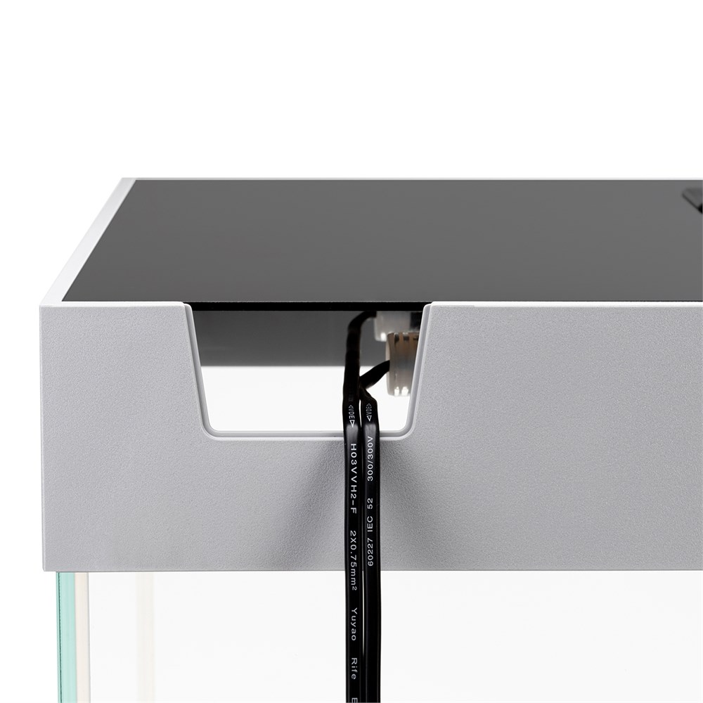 AQUAEL OPTI SET 130 л (серый) - аквариум из осветлённого стекла Opti White, 61x41x56 см AQ-132498 - фото 33959