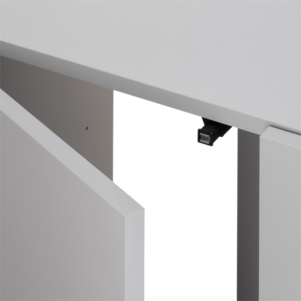 AQUAEL подставка под аквариум OPTI SET 240 л (серая) - 3 дверцы, 121x41x80 см AQ-132638 - фото 33973