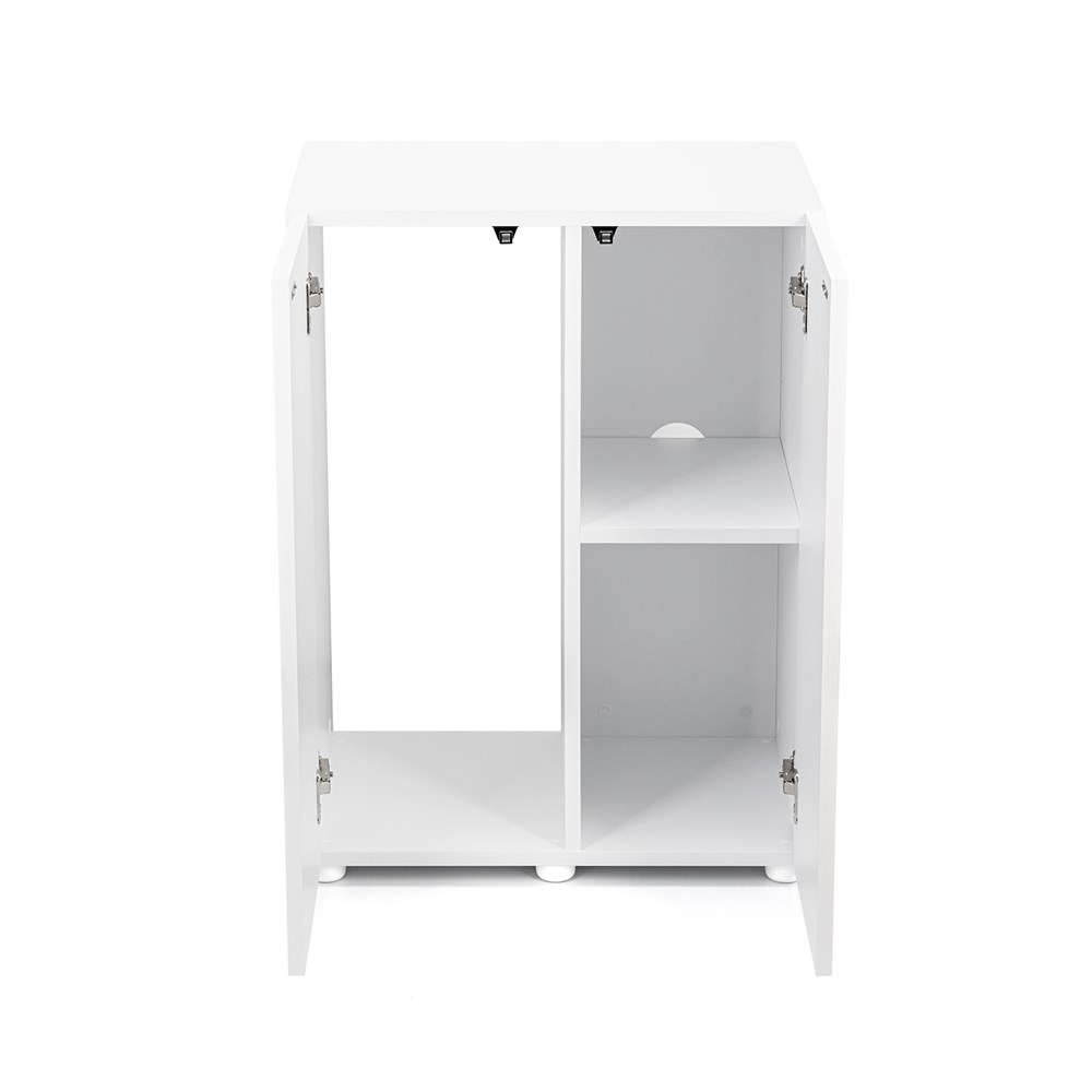 AQUAEL подставка под аквариум OPTI SET 130 л (белая) - 2 дверцы, 61x41x80 см AQ-132643 - фото 33996