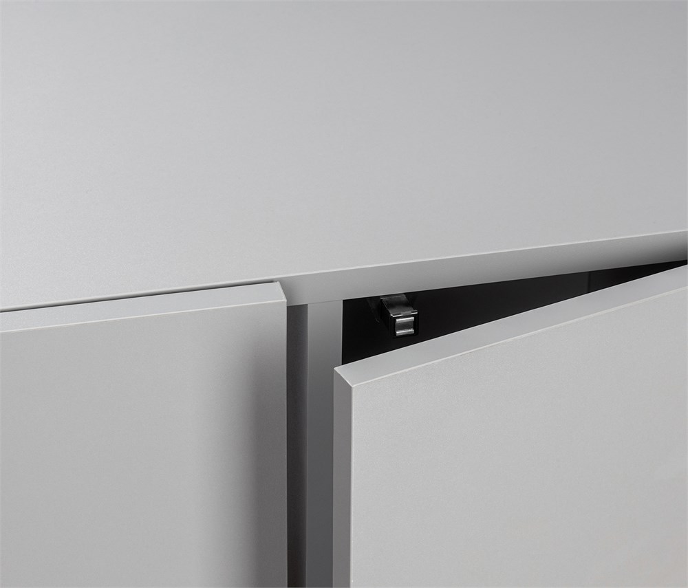 AQUAEL подставка под аквариум OPTI SET 130 л (серая) - 2 дверцы, 61x41x80 см AQ-132645 - фото 34023