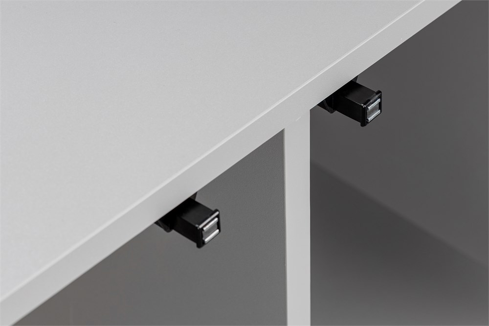 AQUAEL подставка под аквариум OPTI SET 130 л (серая) - 2 дверцы, 61x41x80 см AQ-132645 - фото 34024