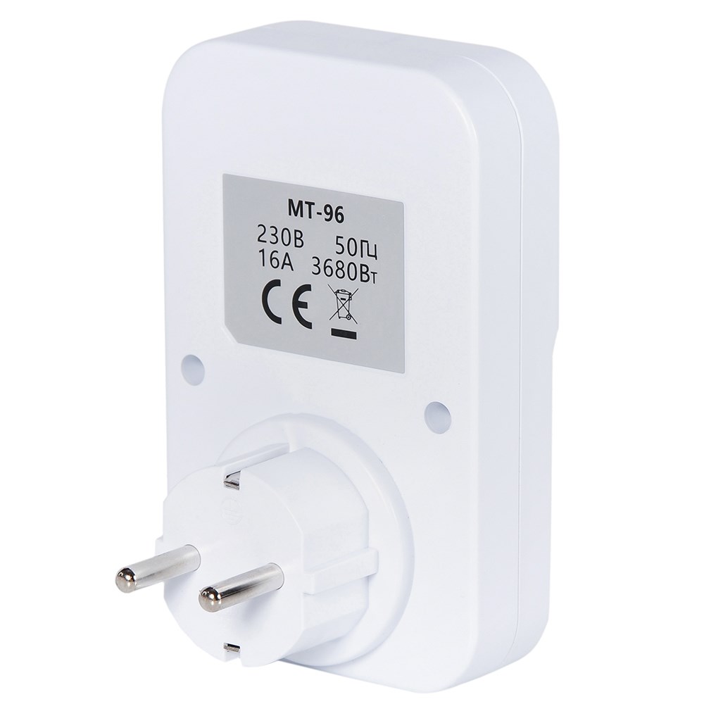 Naribo MT-96 таймер суточный с интервалом 15 минут, 96 вкл/выкл в сутки NR-088672 - фото 34034