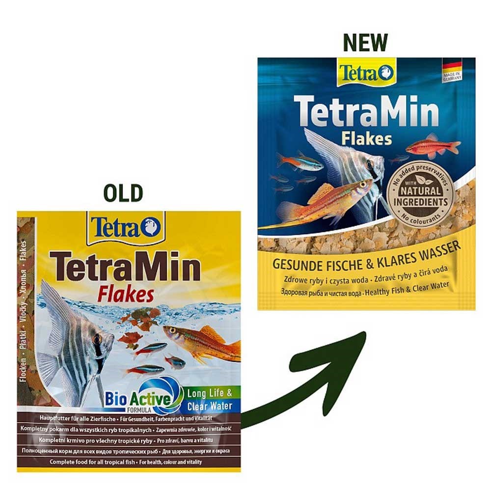 TetraMin Flakes 12 г (пакетик) - универсальный корм для рыб Tet-766402 - фото 34045