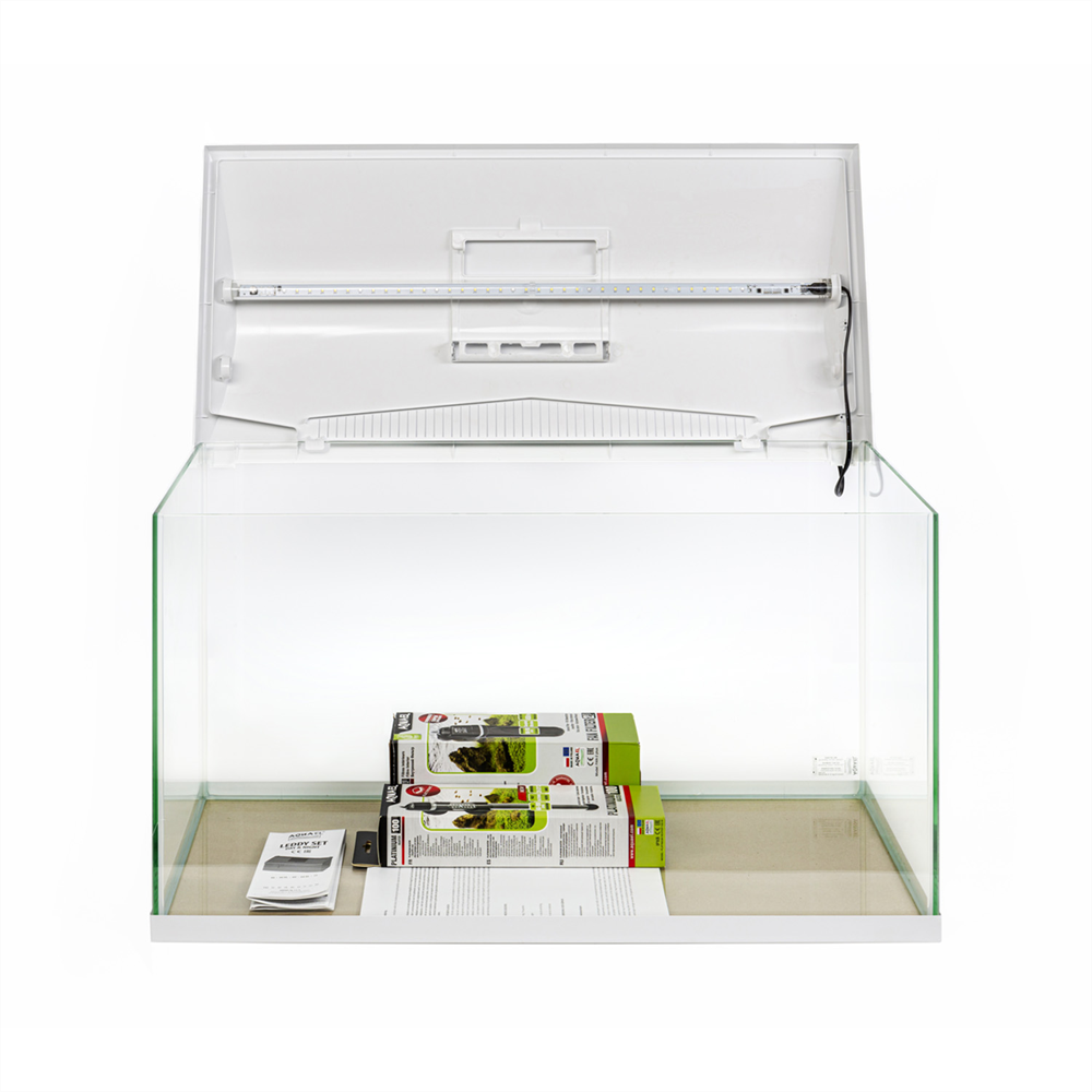 AQUAEL Leddy Plus Day&Night 75 - 105л аквариум белый, прямоугольный, с 2-режимным освещением день/ночь 124535 - фото 34131