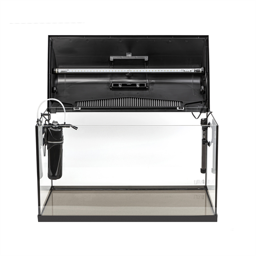 AQUAEL Leddy Plus Day&Night 75 - 105л аквариум чёрный, прямоугольный, с 2-режимным освещением день/ночь 124534 - фото 34146