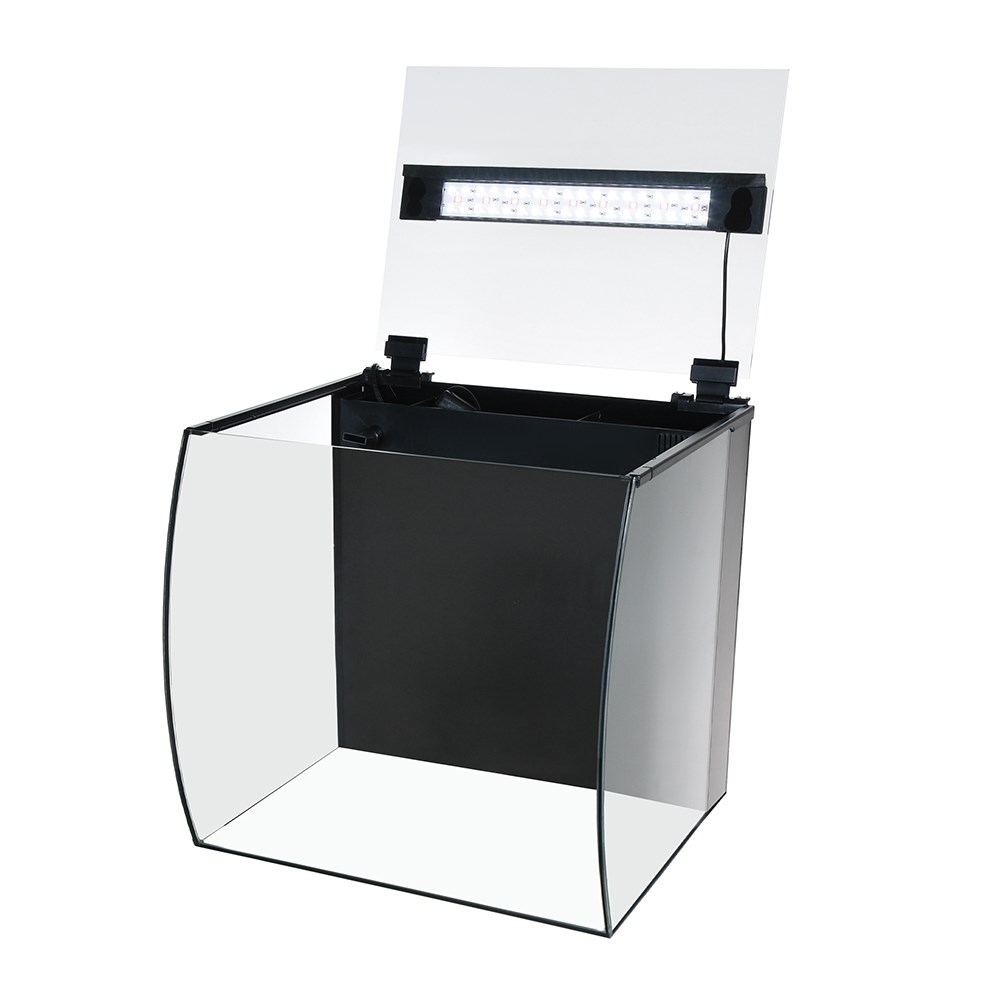 Atman DR-600 89 литров - аквариум c гнутым передним стеклом, 60х40,5х42.5 см  (в комплекте внутренний фильтр, LED RGB светильник) - копия ATM-DR-600 - фото 34271