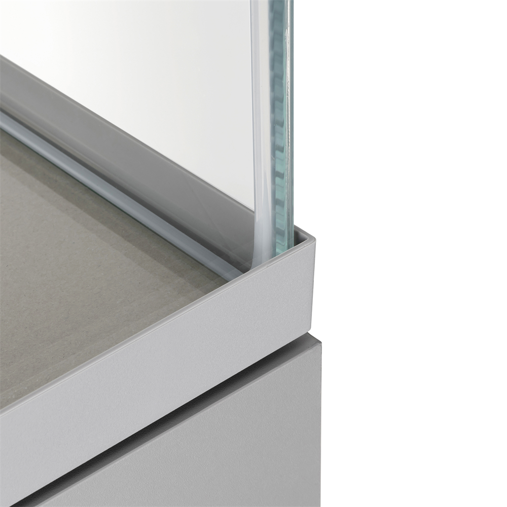 AQUAEL OPTI SET 240 л (серый) - аквариум из осветлённого стекла Opti White, 121x41x56 см AQ-132552 - фото 35497