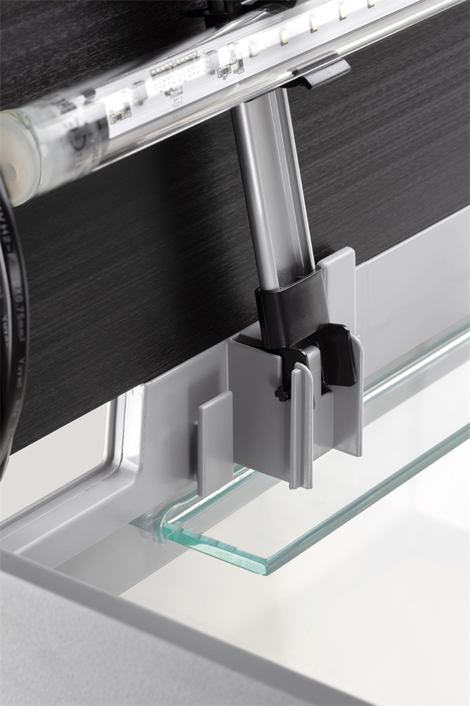 AQUAEL OPTI SET 240 л (серый) - аквариум из осветлённого стекла Opti White, 121x41x56 см AQ-132552 - фото 35501