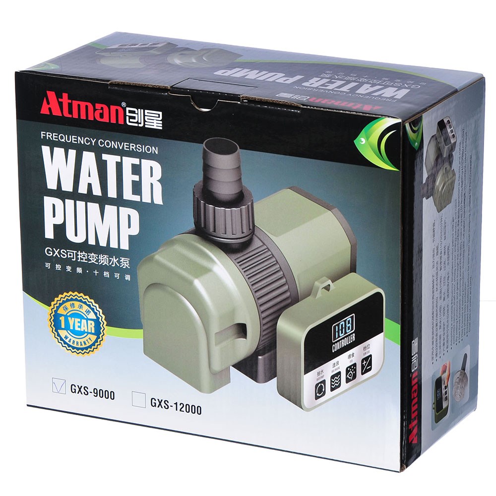 Atman GXS-9000 - помпа подъёмная, 4000-9000 л/ч, 15-60 Вт, подъем до 5,2 метров ATM-GXS-9000 - фото 35806