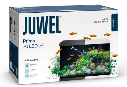 Juwel PRIMO 2.0 70 аквариум 70л белый (white) 61х31х44см LED 8w Фильтр Bioflow One нагреватель 50 Вт Juw-25475 - фото 35833