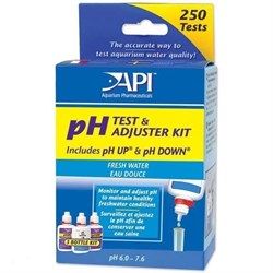 API Freshwater Deluxe pH Test Kit - Набор для измерения и изменения уровня pH в пресной воде - фото 17332