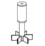 AQUAEL - ротор для помп CIRCULATOR 2000 и фильтров TURBO-FILTER 2000 109727