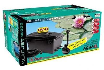 AQUAEL Klar Jet 15000 - фильтр для пруда,( Maxi-2, +  УФ - 11 Вт, + помпа PFN7500 + шланг) 102576