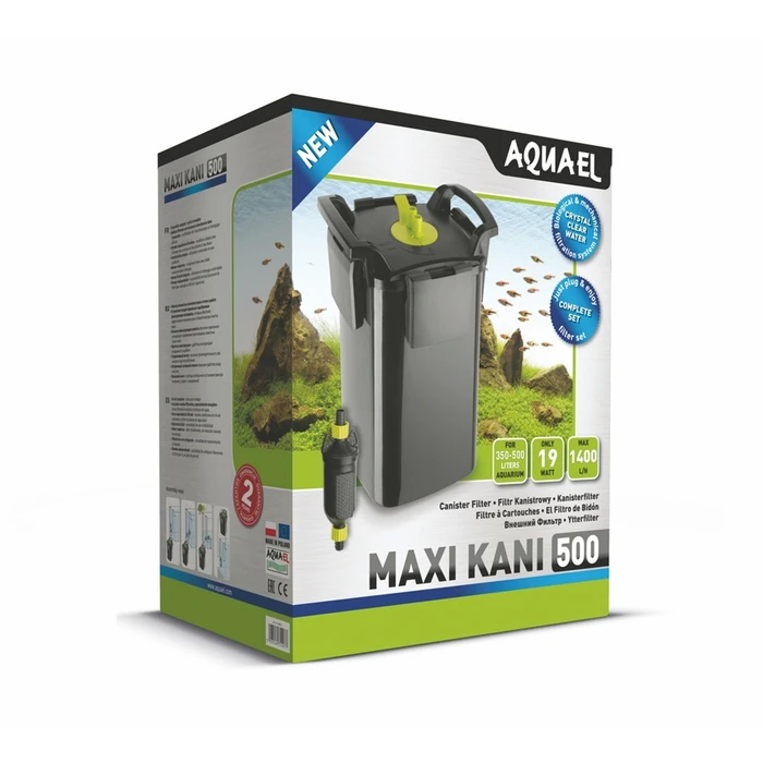 AQUAEL MAXI KANI 500 - внешний фильтр для аквариумов от 350 до 500 литров 120019