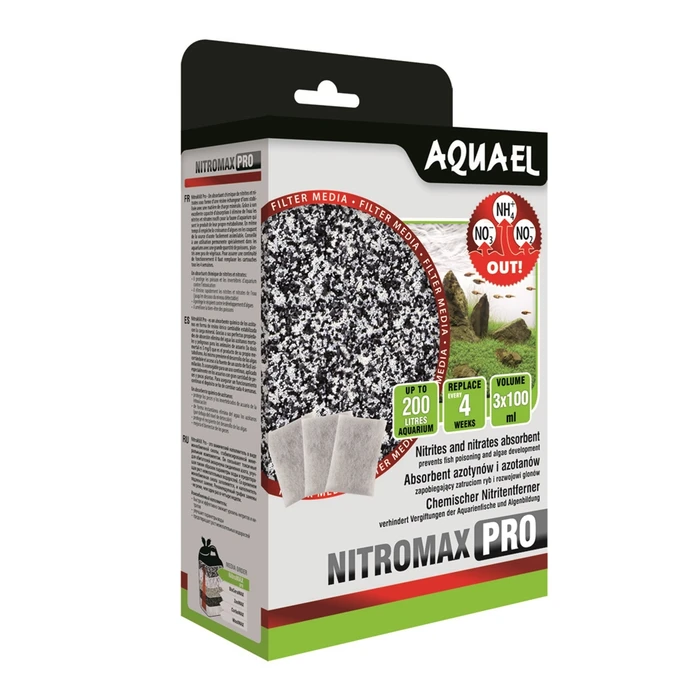 AQUAEL NitroMax PRO 1л (химический поглотитель NO2 и NO3 в виде ионообменной смолы) 106622