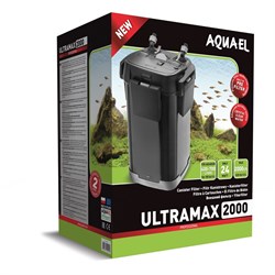 AQUAEL Ultramax-2000 - внешний фильтр для аквариумов 400-700 л, 2000 л/ч, 5 корзин по 1,9 л - фото 17977