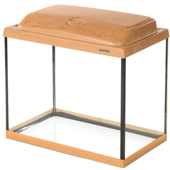 Aquaplus STD П-60 (50*30*40) аквариум со светильником, цвет-дуб, лампа - 14вт 81114