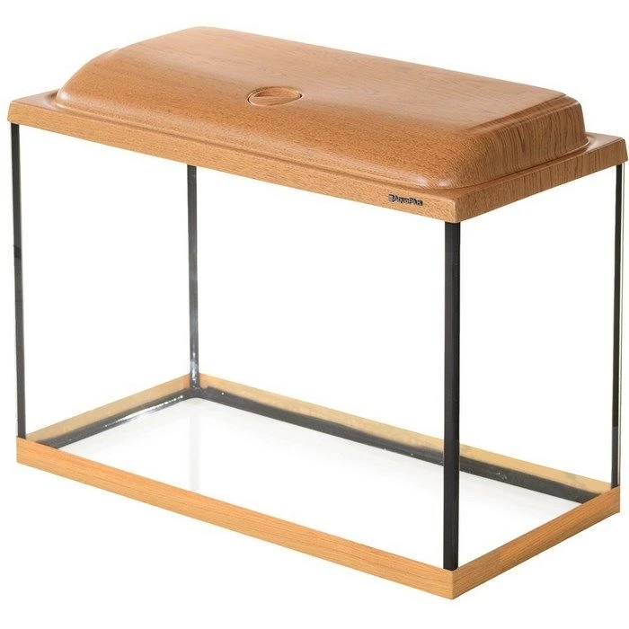 Aquaplus STD П-72 (60*30*40) аквариум со светильником, цвет-дуб, лампа - 15Вт 81473